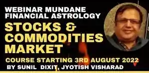 Sunil Dixit Financial Astrology for Stock and Commodity Market Course
